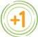 plus 1R